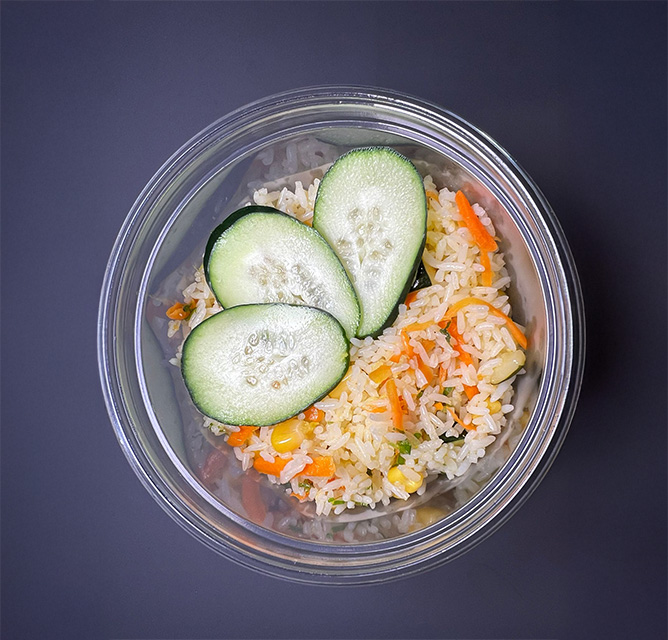 Riso saltato con verdure miste